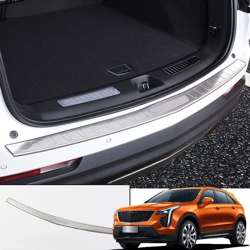 Для Cadillac XT4 сталь внешний задний бампер защитная пластина формовочная отделка