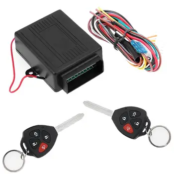 

Auto Car Central Lock Keyless Entry System Car Central Control Door Lock Remote Central Kit with 2 Remote Controllers