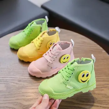 

Spring New Children Canvas Shoes Girls Sneakers Breathable Autumn Fashion Kids Shoes For Boys Casual Sport Shoes Student
