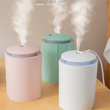 

260ML USB Ultrasonic Air Humidifier Romantic Soft Light Essential Oil Diffuser Car Purifier Aroma Anion Mist Maker For Home
