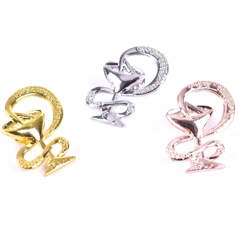 Nurse Doctor Medical Symbol Pin Gold Silver Rose Gold  Brooch Women Accessories Fashion Bowl Of Hygieia Pin Badge Jewelry Gift