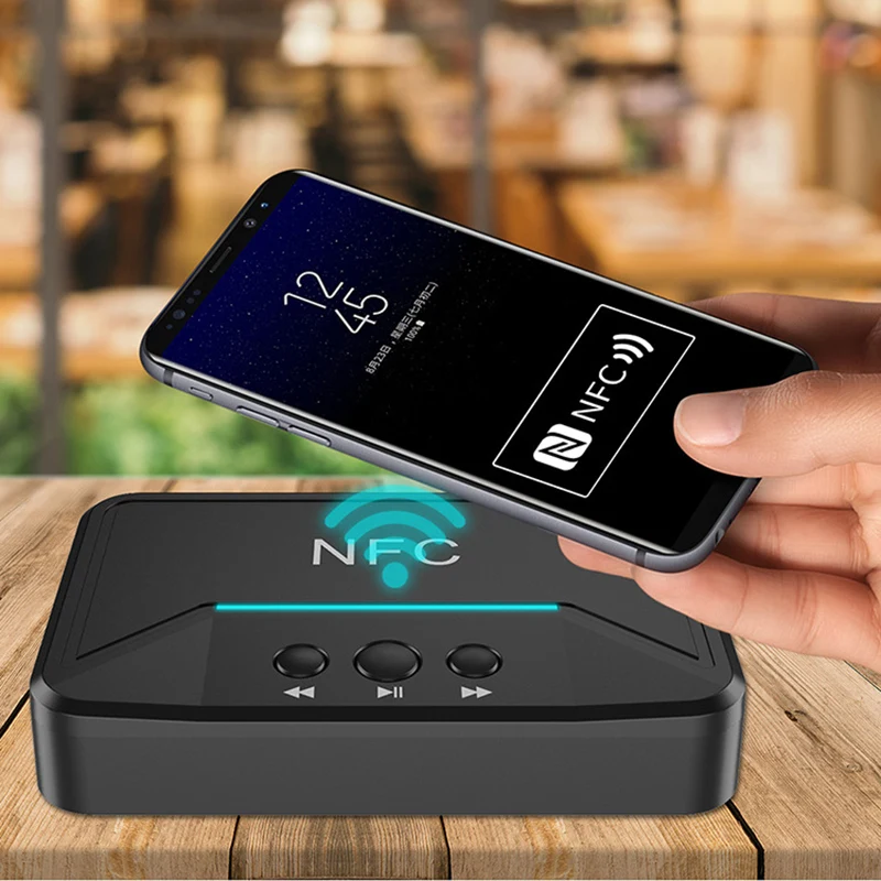 New Hot Bluetooth Audio Receiver NFC/USB Disk Stereo Wireless Adapter 3.5mm AUX/RCA Speaker NV99 | Электроника