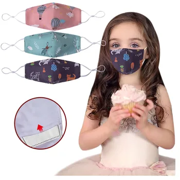 

3pc Children's Mondkapjes Mouth Caps Breathable Face Mask Washable Cotton Mascarillas Reutilizables Earloop Mondmaskers Маска