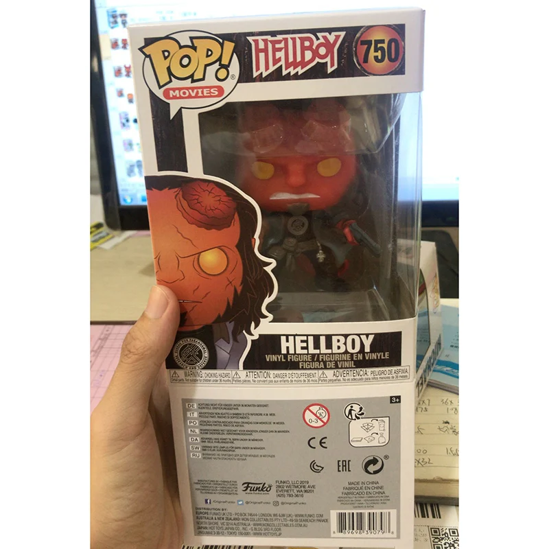 FUNKO POP figura HELLBOY Marvel аниме фигурки ограниченная ПВХ фигурка Anung Un Rama фигурка-модель детские подарки с коробкой 10 см
