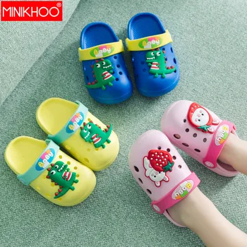 

2020 New Children Slipper Boy Girl Beach Flip Flops Funny Shoes Baby Slippers Kids Cute Summer Slipper Cartoon Dinosaur Sandals
