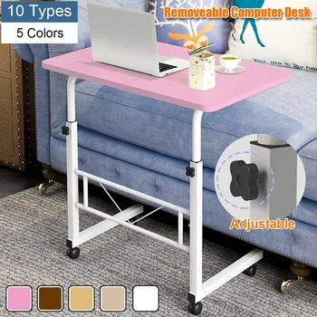 

80x50cm Foldable Computer Table Adjustable Portable Laptop Desk Rotate Laptop Bed Table Can be Lifted Standing Desk