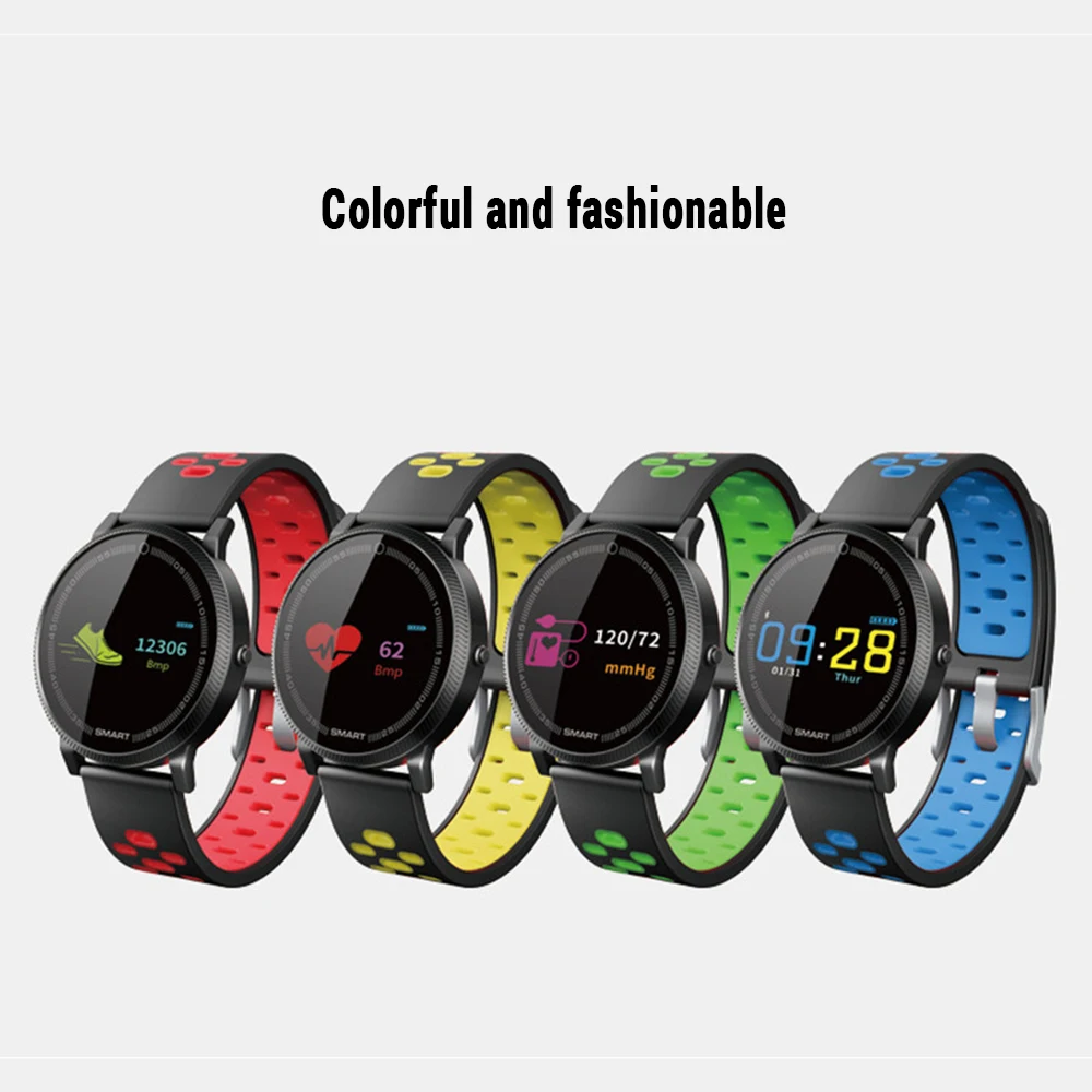 

Heart Rate Monitor Smart Wristband Bracelet Watch Blood Pressure Measurement Fitness Activity Tracker Smart Band For ios Android