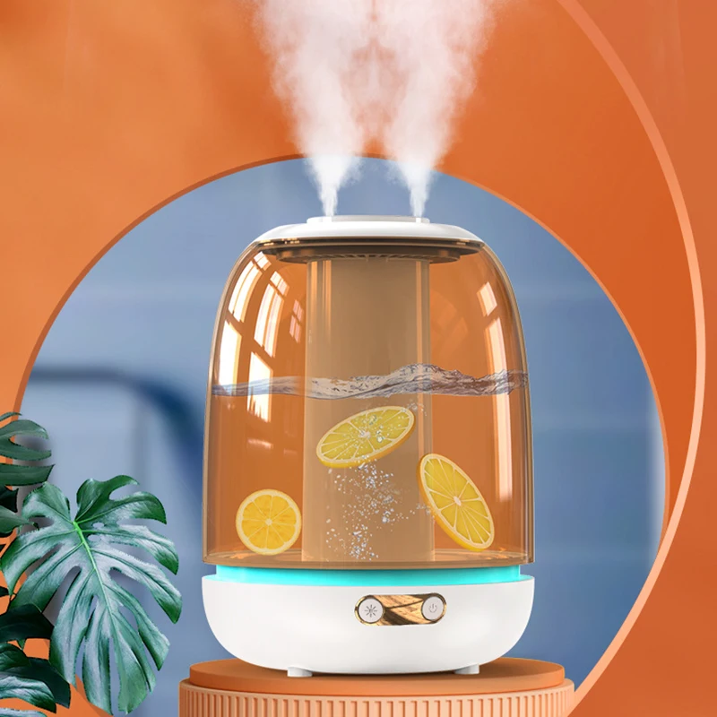3000ML Double Spray Humidifier Ultrasonic Fog Mist Maker Essential Oil