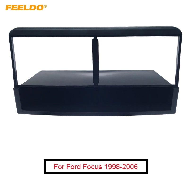 FEELDO стерео радио 1Din DVD фасции рама пластины панели для Ford Focus 1998-2006 аудио Даш монтажный комплект рамка адаптер# FD1744