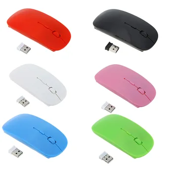 

Wireless Mouse Ergonomic Computer Mouse PC Optical Mause with USB Receiver 2 buttons 2.4Ghz Wireless Mice 1600 DPI For Laptop
