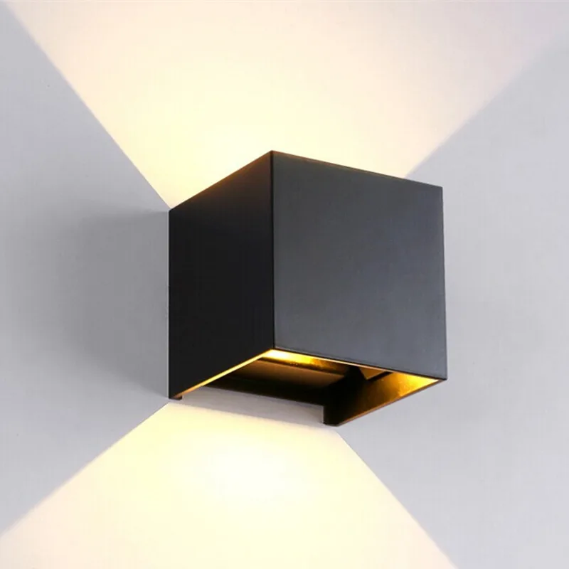 

Indoor Lamp 5W LED Wall Lamp Indoor Surface Mounted Cube LED Wall Light White/Black Up And Down Wall Light