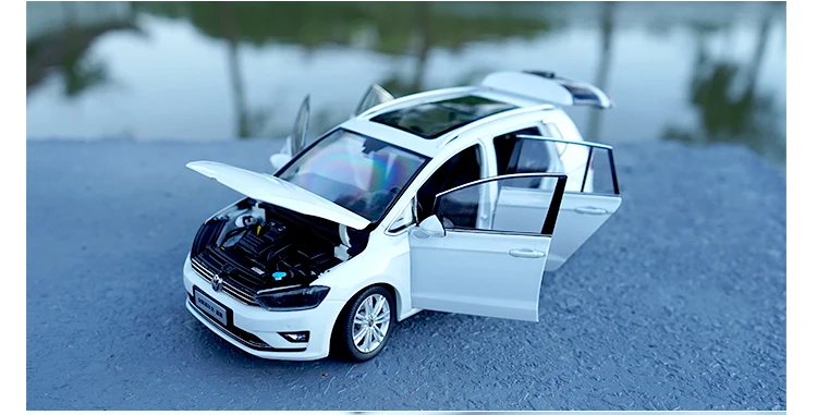 1:18 Высокая тщательная VW GOLFSportsvan сплав модель автомобиля статические металлические модельные автомобили с оригинальной коробкой