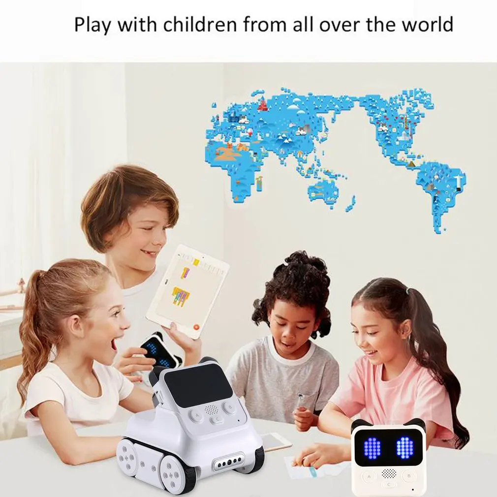 Smart Programming Educational BT Wifi Robot Entry Level Programming for Children Stem Education