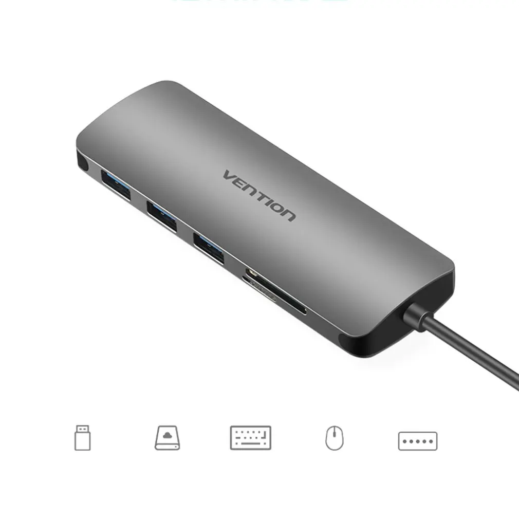 Кардридер 3,0 высокоскоростной USB многофункциональный все-в-одном U диск SD/TF карта камера с концентратором сплиттер