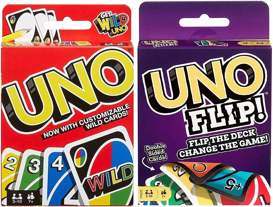 Uno Original и Flip card game 2 упаковки | Игрушки хобби