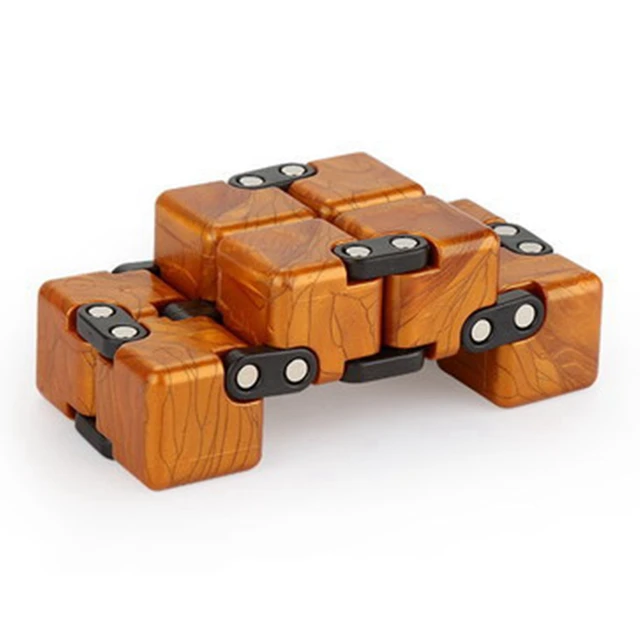 Creative Decompression Unlimited  Cube Solid Color Puzzle Smooth Fun Infinity  Cube Toy Funny Hand Game Fidget Toys 6
