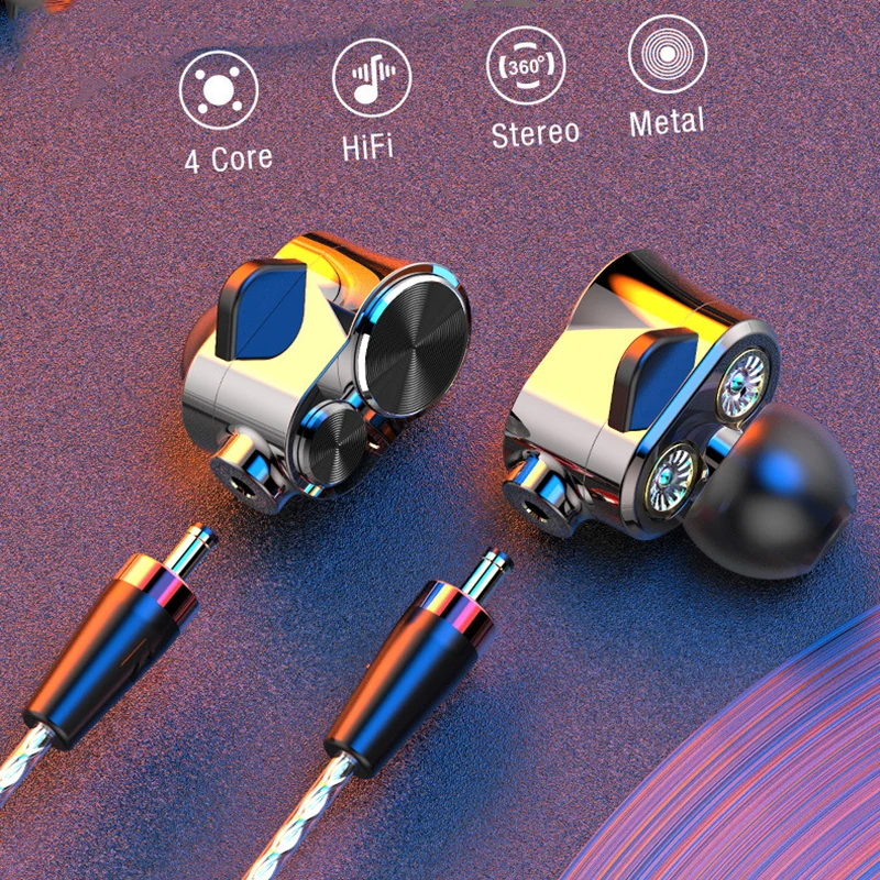 Наушники LYMOC HiFi съемные 6 динамических катушек Bluetooth 5 0 беспроводные наушники с