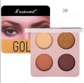 4 Colors 18 цветов пустынные тени для век обнаженные перламутровые светильник большой Цвет телесный макияж Золотой Лук тени для век Роза пустыня YJJ2 - Цвет: 4 Colors