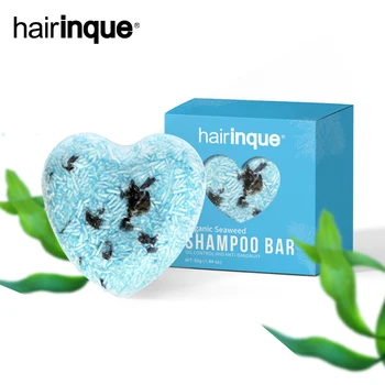 

Heart Shape Seaweed moisturizer soap Shampoo Bar no chemicals preservatives handmade cold processed deep clean