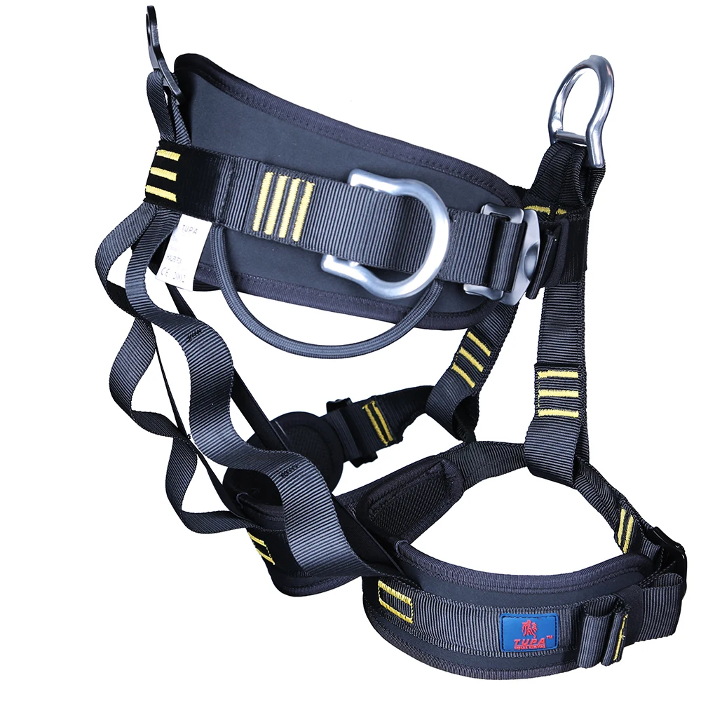Rock Climbing Harness Tree Arborist Safety Sitting Belt Caving Abseiling Rigging Gear Equipment Mountaineering Tree Caving