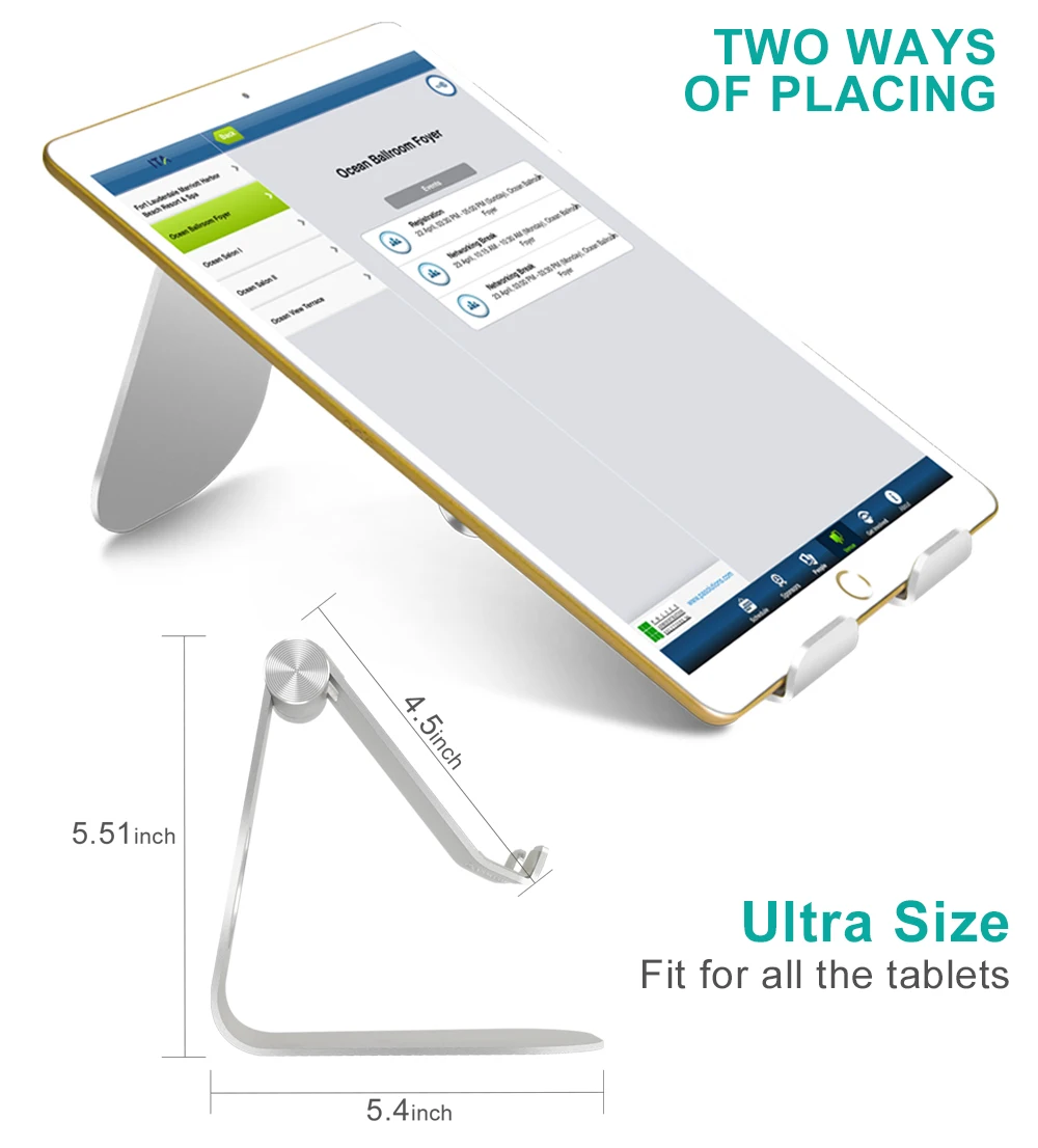 Подставка для планшета, регулируемая алюминиевая настольная док-станция для Ipad Pro 12,9 9,7 10,5 Samung Xiaomi Soporte Para Tablet Houder
