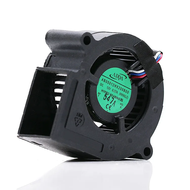 ADDA ab05012hx200b00 12 В 0.27A 5020 проектор охлаждающий вентилятор турбинный вентилятор