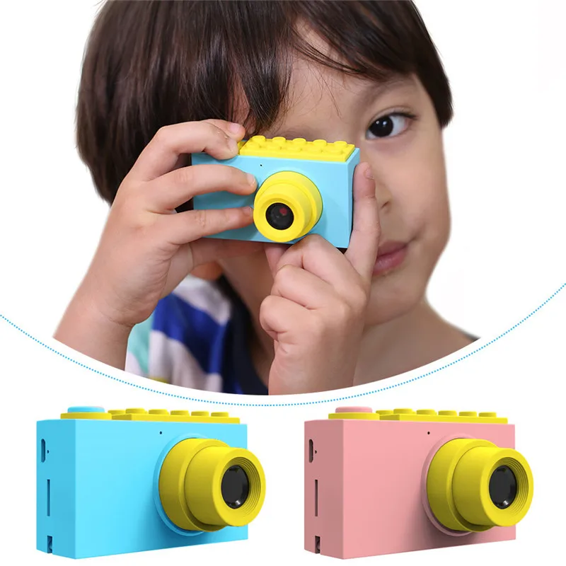 Симпатичный мини цифровой Камера 8.0MP 2 дюймов с милым рисунком Камера игрушки для детей, подарок на день рождения 1080P для игрушечная камера
