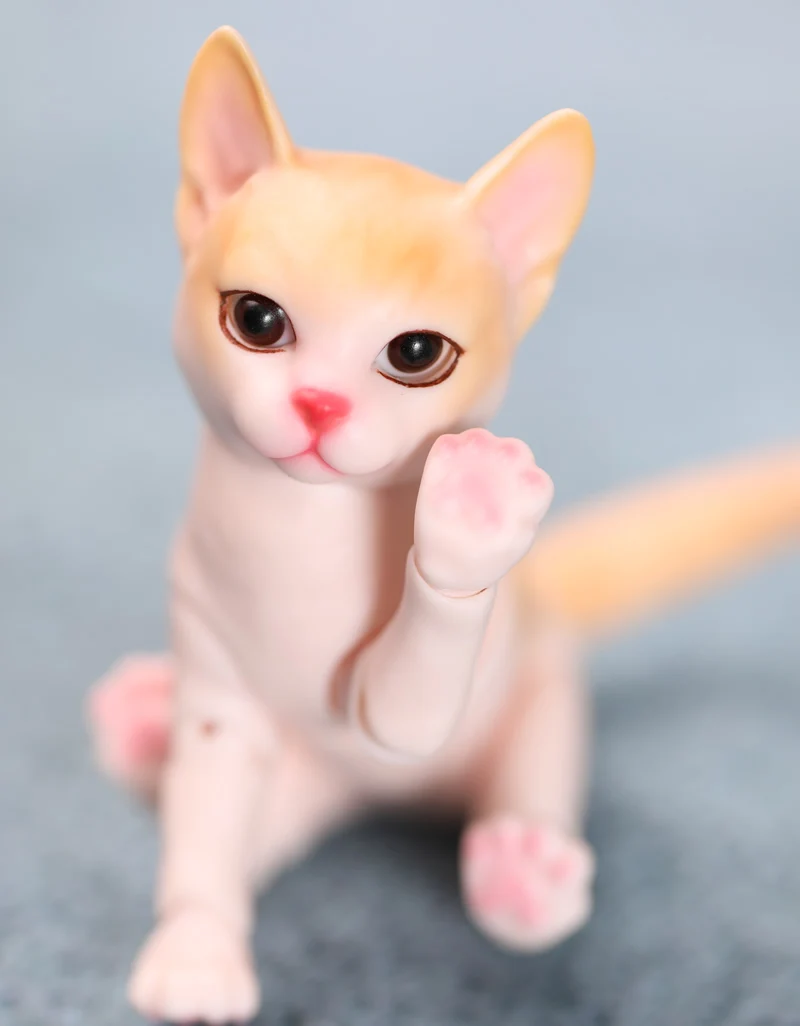 1/8 BJD кукла мини милый питомец кошка BJD/SD смола фигурка кукла модель игрушка подарок. В комплект не входит одежда, обувь, парик A0111ZuzuNyangcat