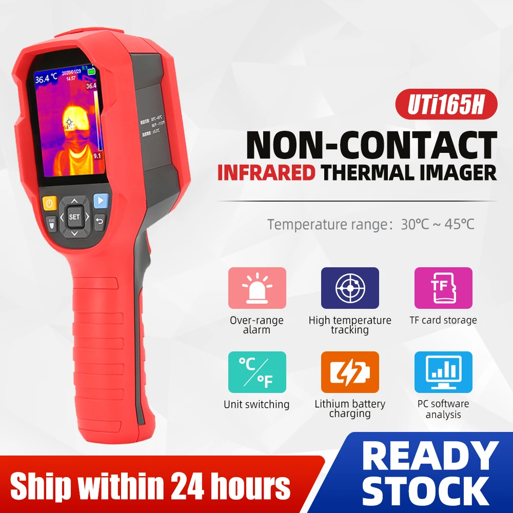 

UNI-T UTi165k Infrared Thermal Imager Temperature Thermometer Measurement High Precision Thermal Imager Handheld Thermal Imager