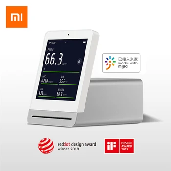 

2colors Xiaomi ClearGrass Air monitor Retina Touch IPS Screen Mobile Touch Operation Indoor Outdoor Clear Grass Air Detector