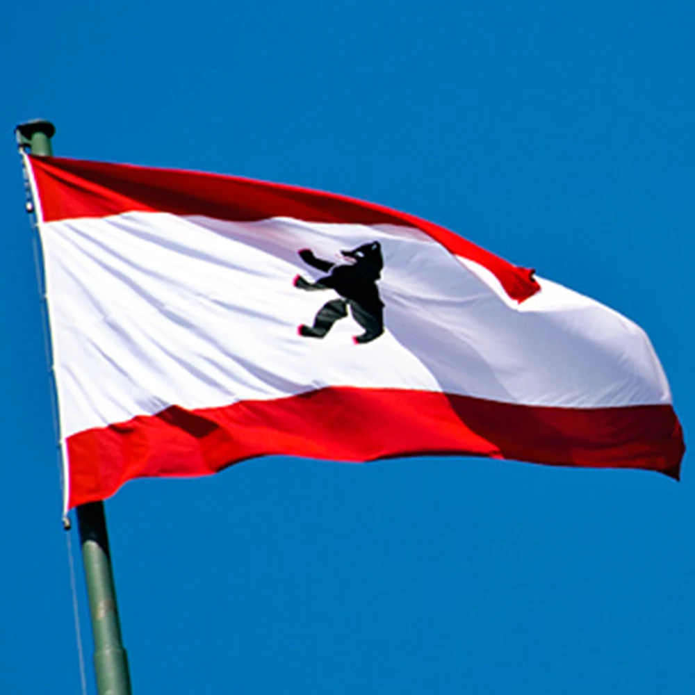 

Berlin Germany Flag 90*150cm 100D Polyester High Quality Custom Flag For Sale Free Shipping