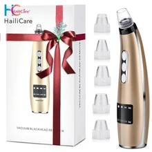 5 potência de sucção a vácuo removedor cravo poros cleaner acne extrator ferramenta display lcd rosto esfoliante máquina beleza dispositivo