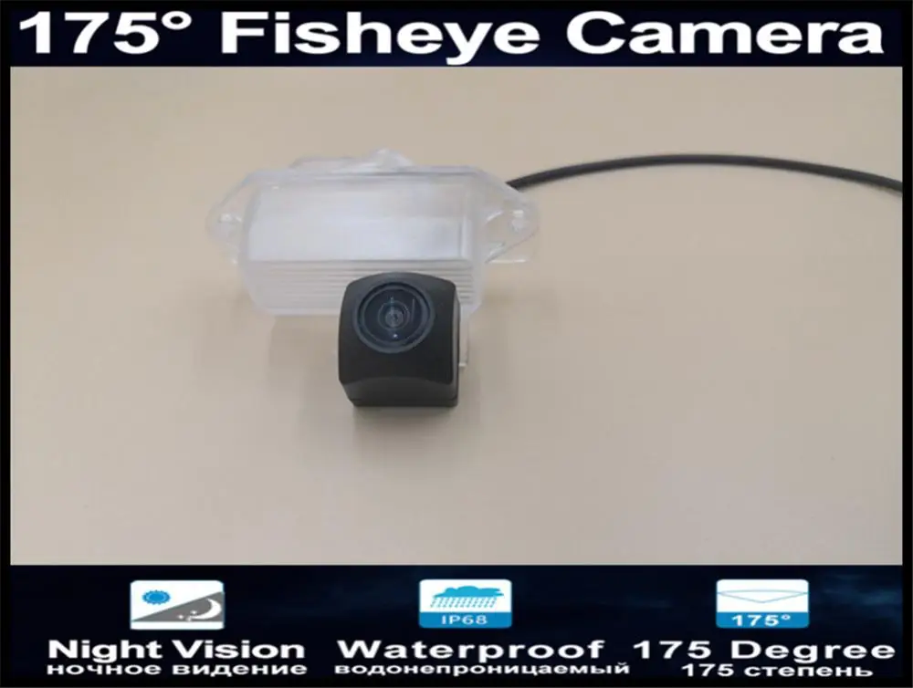 camera only 175 градусов 1080P CCD рыбий глаз камера заднего вида для Mitsubishi Lancer EX 2008 2010 Pajero IO Автомобильная камера заднего вида - Название цвета: camera only