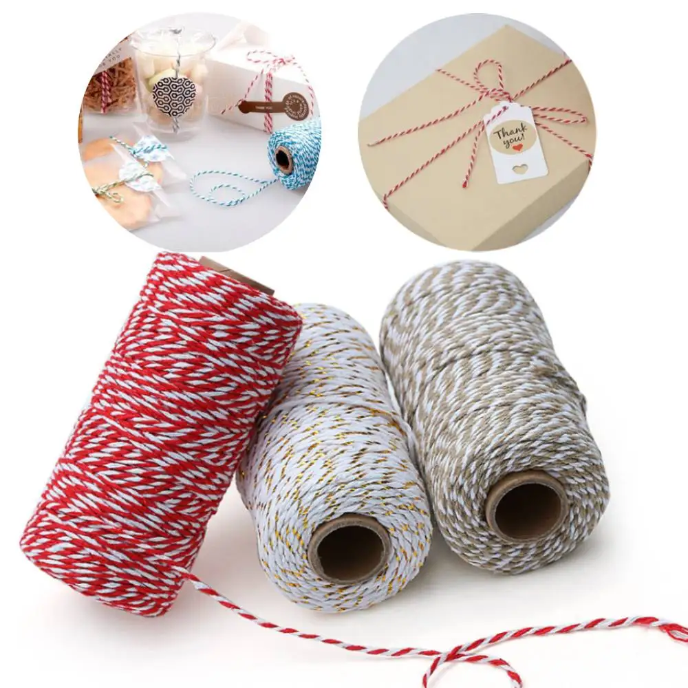 100 метров/рулон шнур из хлопка в рустикальном стиле|rustic rope|100 cotton ropecotton rope cord |