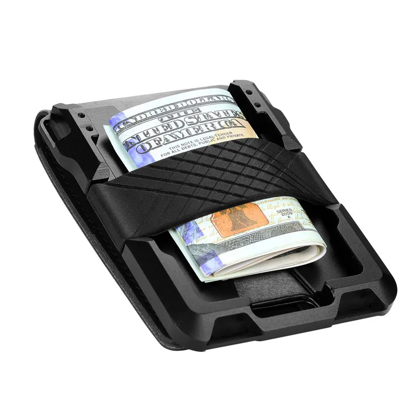 BISI GORO мужской женский RFID кошелек Смарт ID держатель для карт высокое качество чехол для визиток модный Алюминиевый футляр металлический чехол