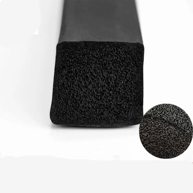 Лента EPDM из пенорезины 1 м квадратная уплотнительная полоса для электрического