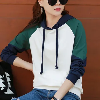 

Women Casual Winter Sweatshirt Long Sleeve Pullover Femme Hooded Cactus Printed Sweatshirts white color