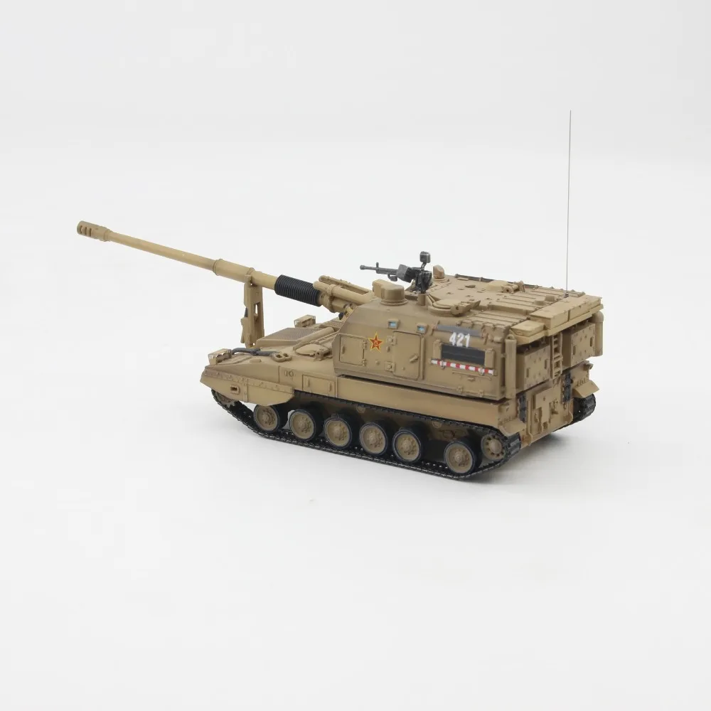 1: 72 Китайская армия plz05 самоходный пистолет 05 Тип Танк модель готовой модели продукта пустынное покрытие