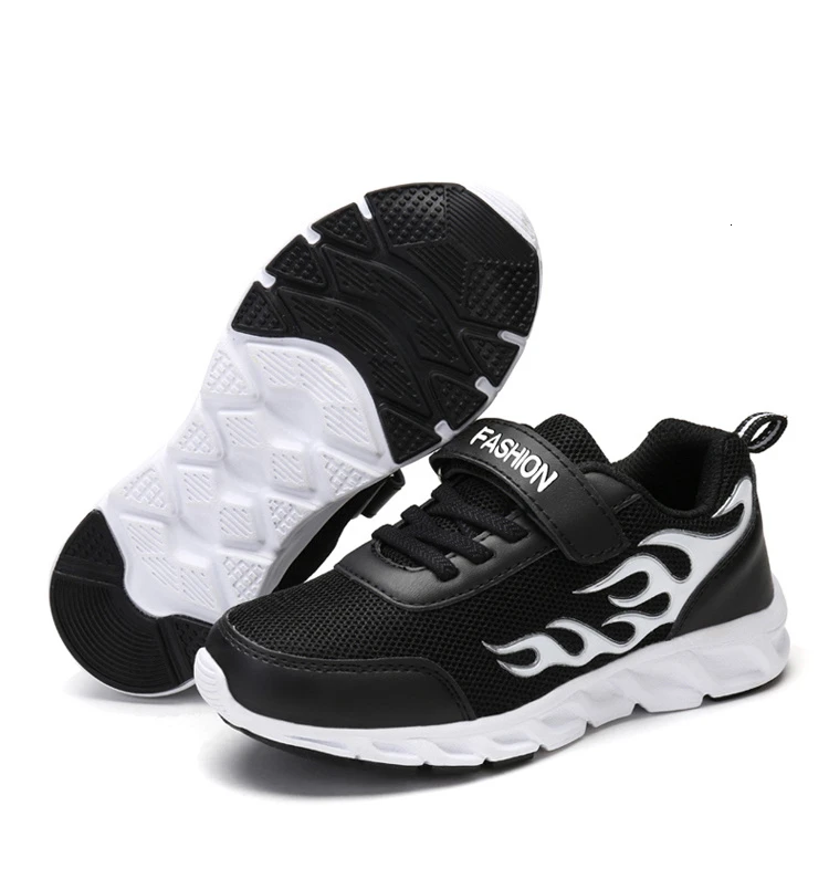 Размер 31-40; детские кроссовки для бега; дышащие кроссовки для мальчиков; нескользящая удобная повседневная обувь из сетчатого материала; Легкая спортивная обувь для детей
