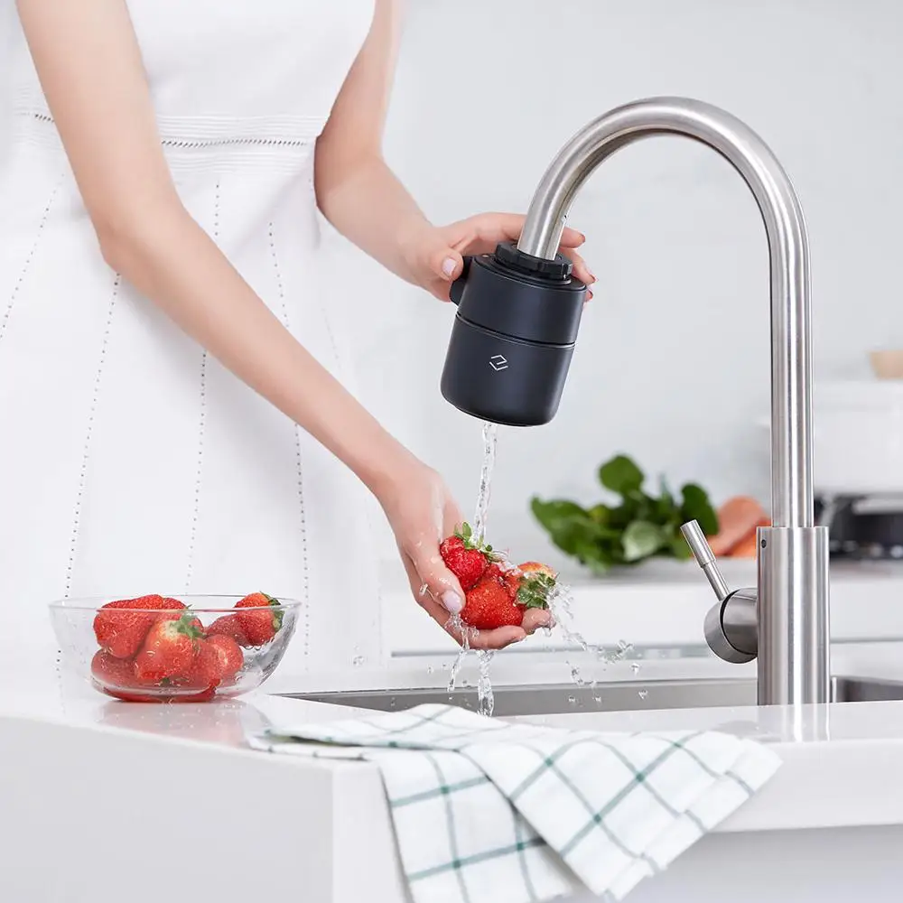 Xiaomi Yimu Умный интеллектуальный мониторинг кран очиститель воды фильтр кухня ванная комната фильтры индикаторы мульти-чип мониторинг