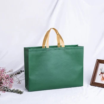 

Fashion Portable Shopping Bag Foldable Eco Bag Large Reusable Shopping Bag Waterproof Fabric Non-woven Bag No Zipper Hot Sale