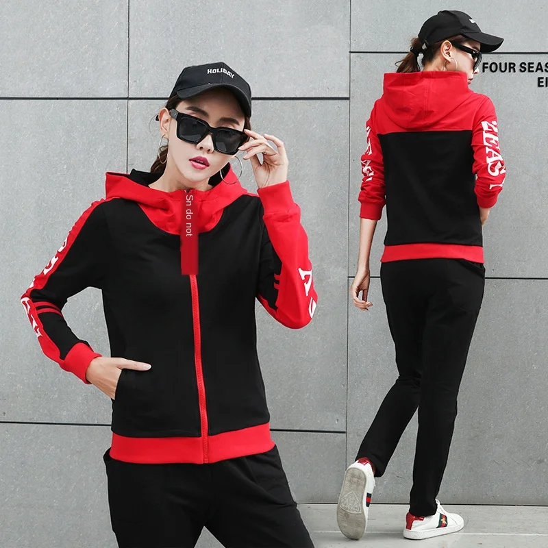 Женский комплект из 2 предметов топа и штанов дышащие спортивные костюмы в