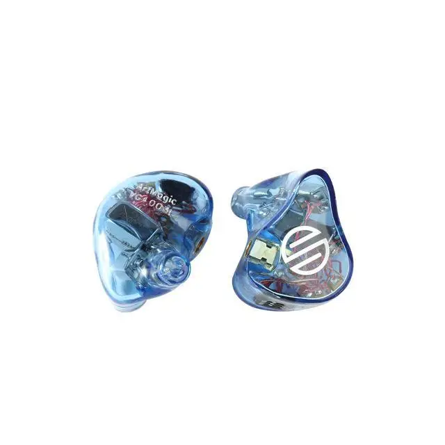 Light Blue BGVP VG4 4BA Переключатель настройки In-Ear мониторы Hifi музыкальные наушники со съемным 6N кабель MMCX для аудиофилового музыкального - Цвет: Light Blue