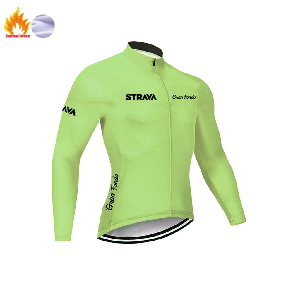 Winter Jersey Зимний комбинезон, одежда для велосипеда, теплая флисовая велосипедная одежда, Мужская ветрозащитная велосипедная Джерси, комплект mtb, костюм, спортивная одежда - Цвет: Winter Jersey