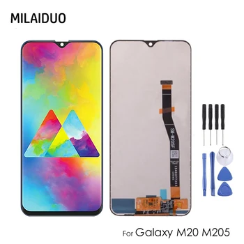 

LCD Display For Samsung M20 M205FN LCD For Samsung Galaxy M205 SM-M205F Touch Screen Digitizer Assembly Replacement No Frame