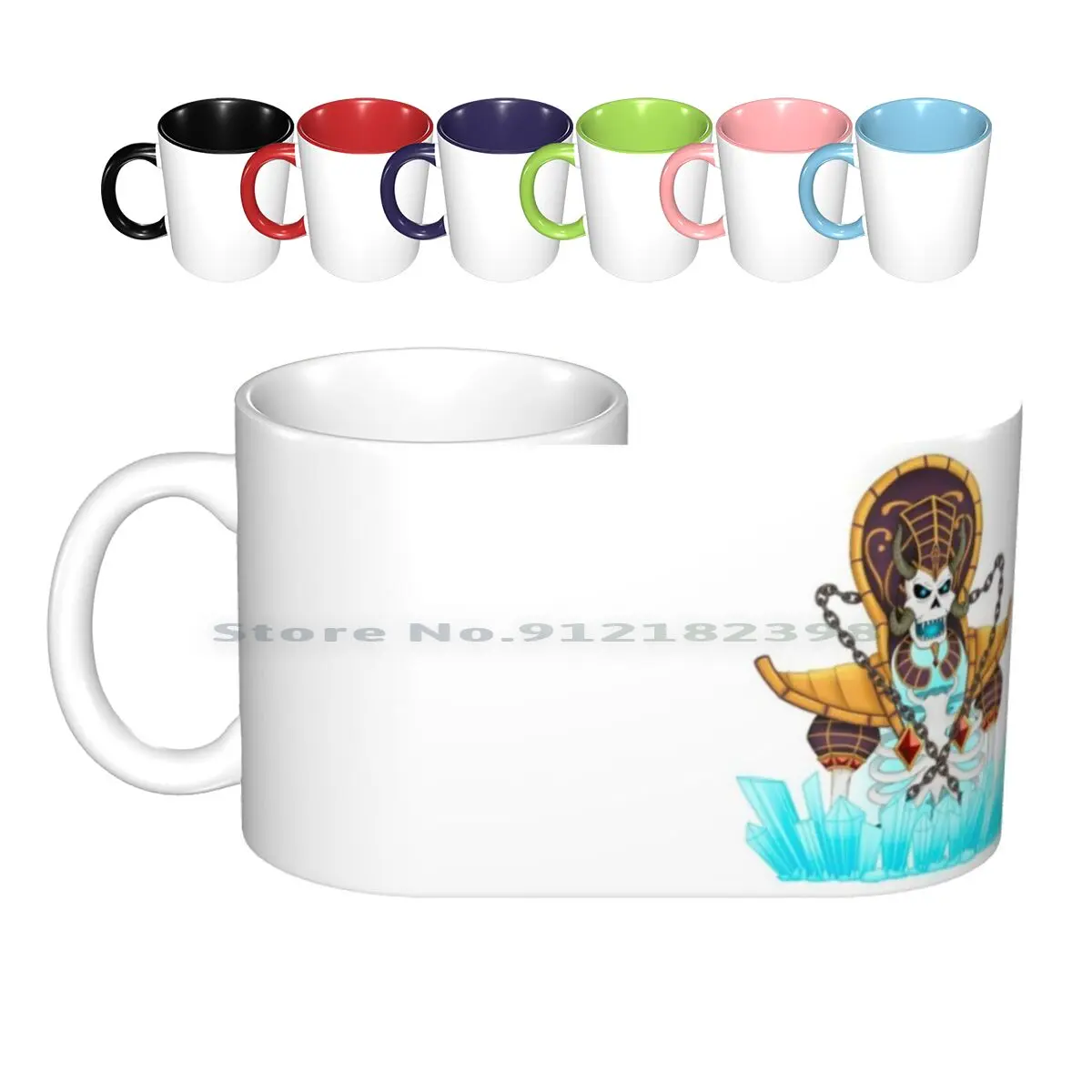 Le Tazze In Ceramica Archlich Tazze Da Caffè Tazza Da Tè Al Latte Kelthuzad Lich World Of Heroes Of The Hearthstone Hs Hots Wow Skeleton