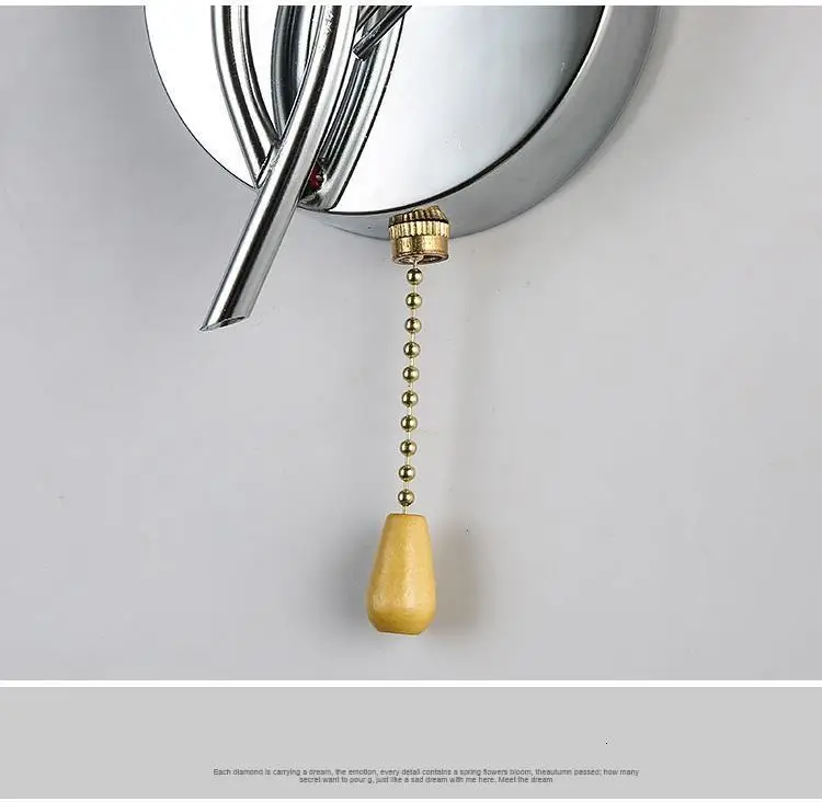 Arandela Mirror Luminaria Parede Lampen Современный хрустальный светильник Wandlamp для дома Aplique Luz Pared светодиодный настенный светильник