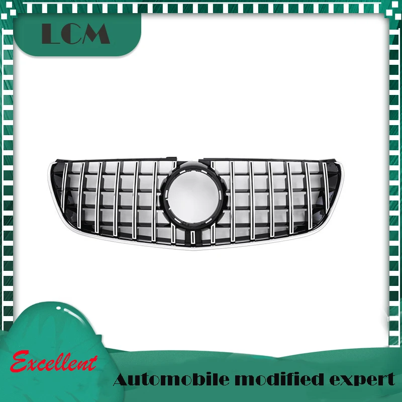 

GT Style Front Bumper Racing Grille For Mercedes Benz V-Class W447 V260 V250 & Vito-Class Grill 2014-2019