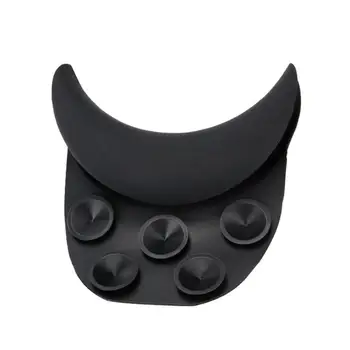 

Black Silicone Shampoo Head Pillow Neck Rest Suction Cup Hair Wash Sink Basin Hairdresser Accessories