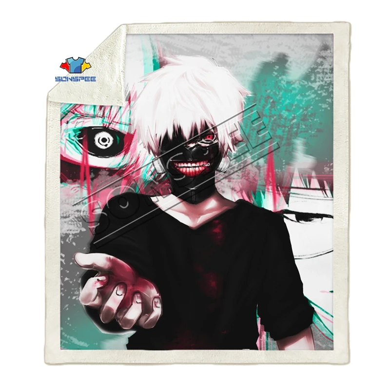 Animeofa, Токийские упыри, постельное белье, с рисунком автомобиля, для офиса, милое мягкое одеяло, покрывало для маленьких мальчиков и девочек, одеяло для путешествий, диван, тонкое одеяло